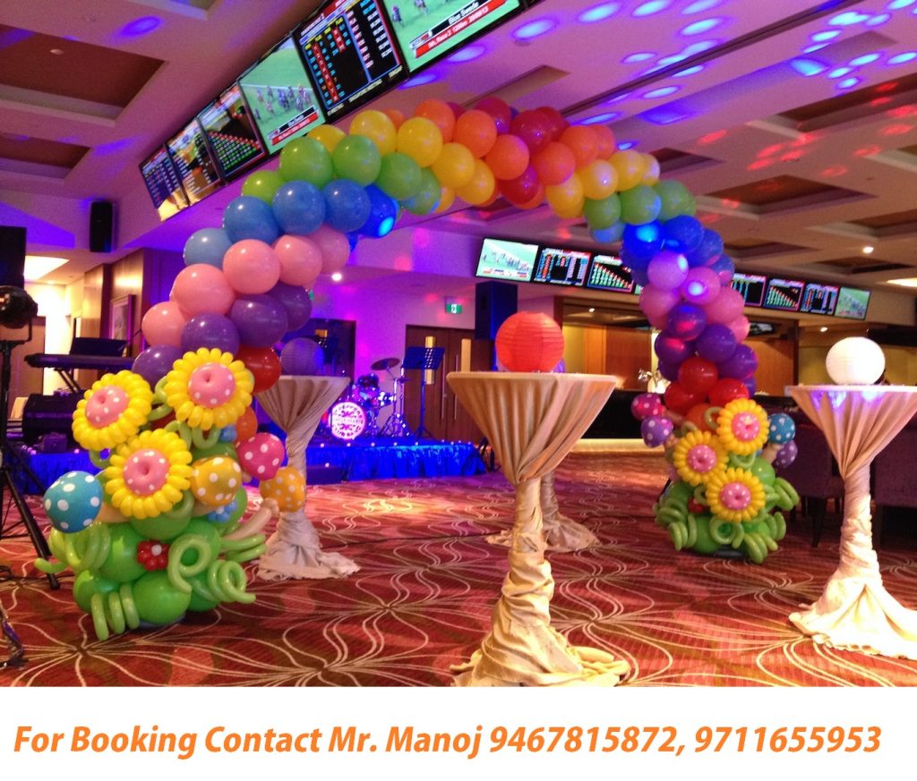 Kids 1st Birthday party balloon decorators in Gurgaon Gurugram